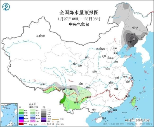 2025春运专报：寒潮继续影响中东部地区 吉辽鲁等地有强降雪