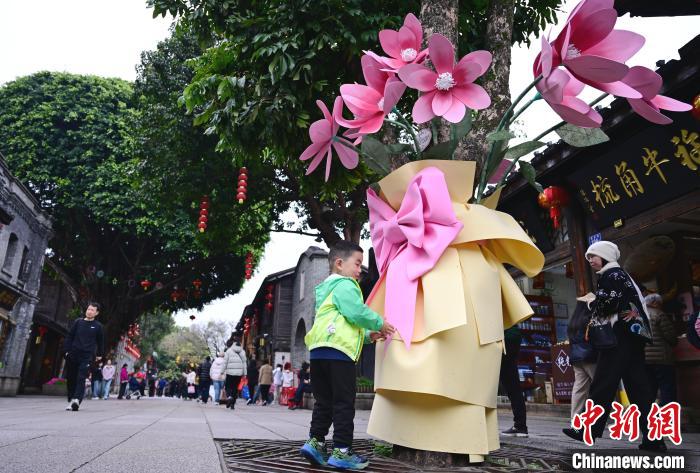 福州：绿树生“花”成一景