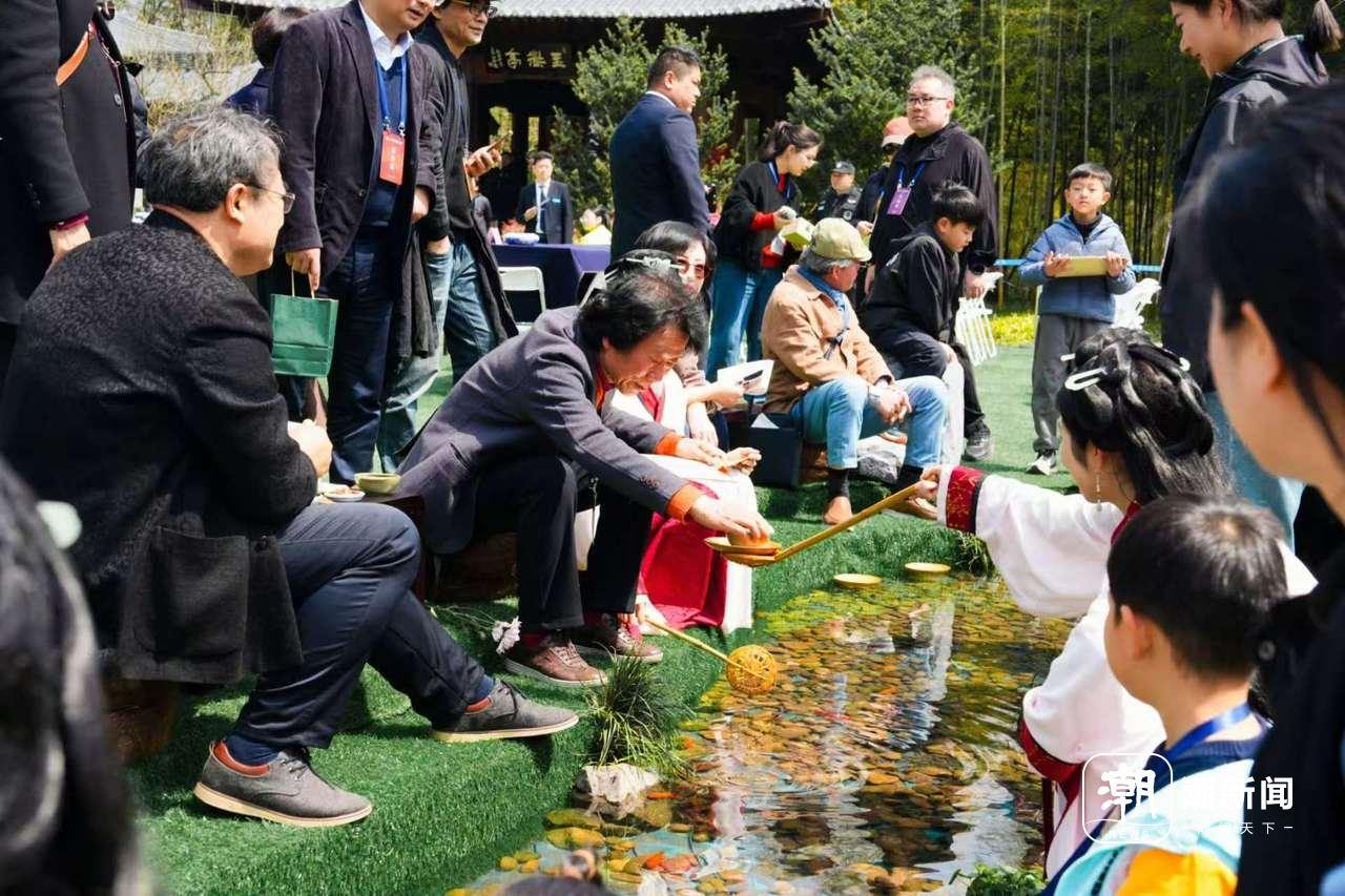 曲水流觞雅韵悠传 第四十一届兰亭书法节开幕