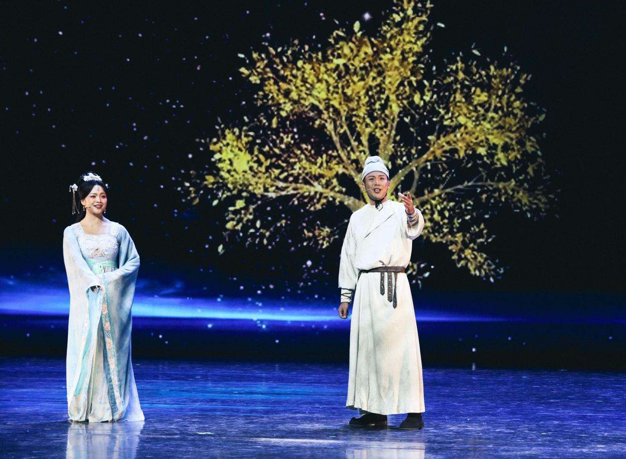 兰州大学原创音乐剧《敦煌·星》在甘肃大剧院上演