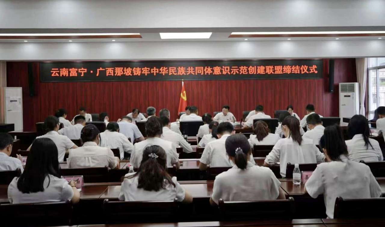 广西那坡、云南富宁共绘民族团结“同心圆”