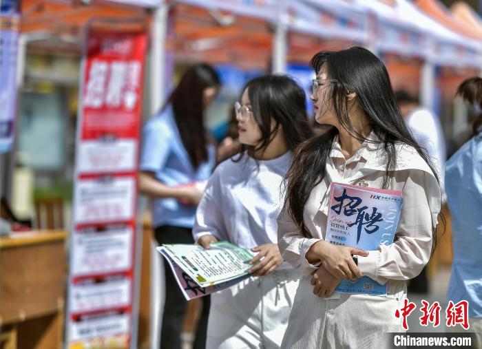 新疆：高校毕业生招聘会举办 70余家企业到场纳贤