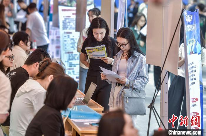 新疆：高校毕业生招聘会举办 70余家企业到场纳贤