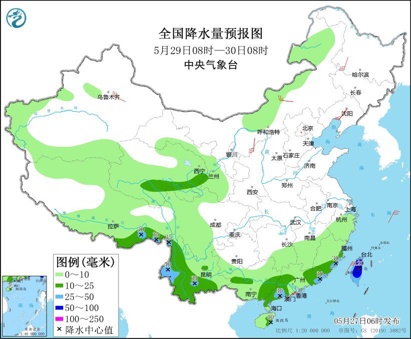 贵州江南华南等地有强降水过程 云南多降水