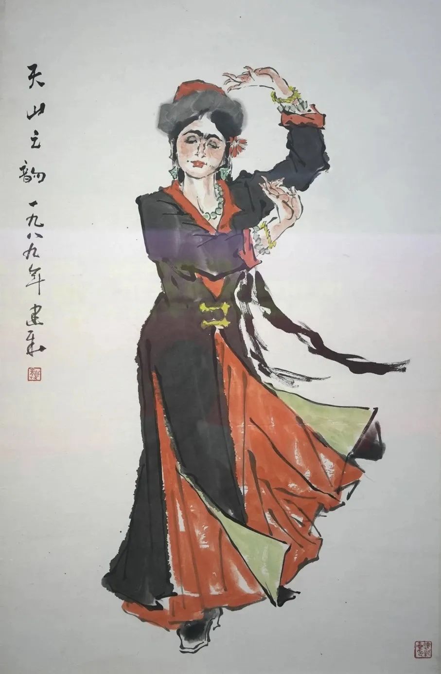 丹青映疆 同心共绘——庆祝新疆维吾尔自治区成立70周年新疆艺术学院老教授美术作品展开幕