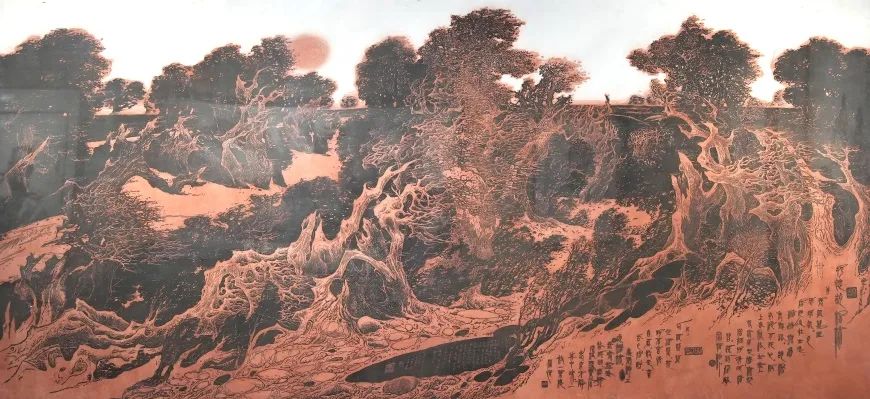丹青映疆 同心共绘——庆祝新疆维吾尔自治区成立70周年新疆艺术学院老教授美术作品展开幕