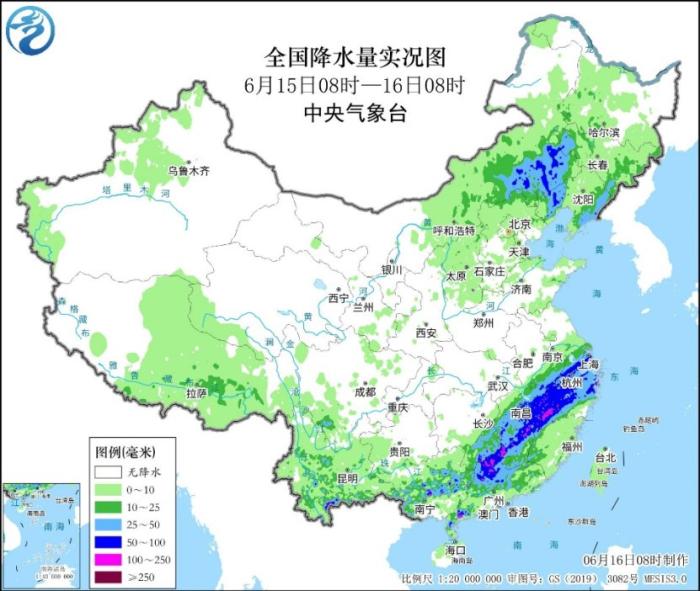 今日广东仍有强降雨 16日至18日中东部地区高温发展增多