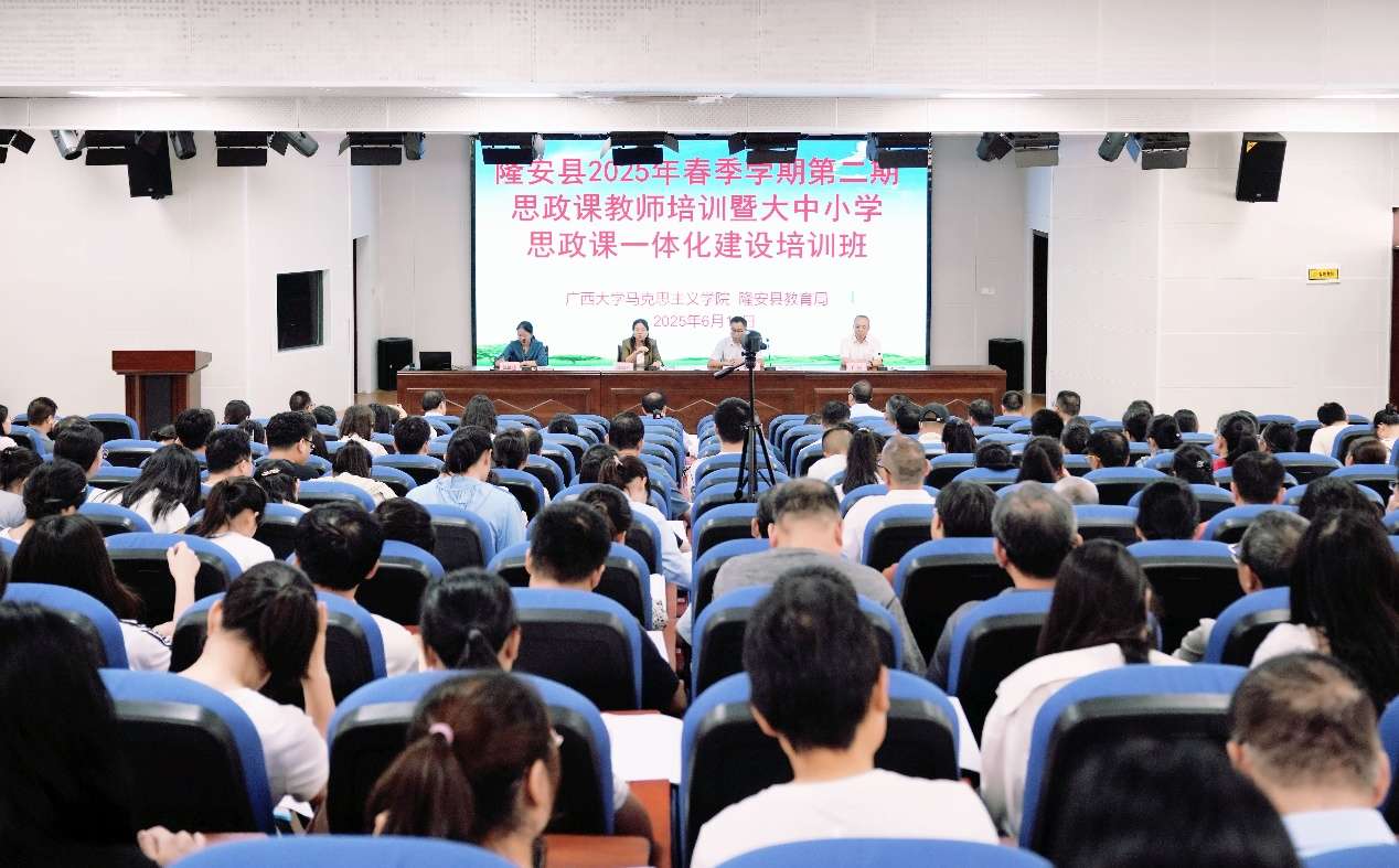 广西大学教师赴隆安县培训 推进大中小学思政课一体化