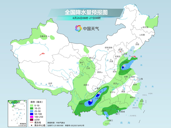 南方新一轮暴雨过程接踵而至 华北东北高温干热持续