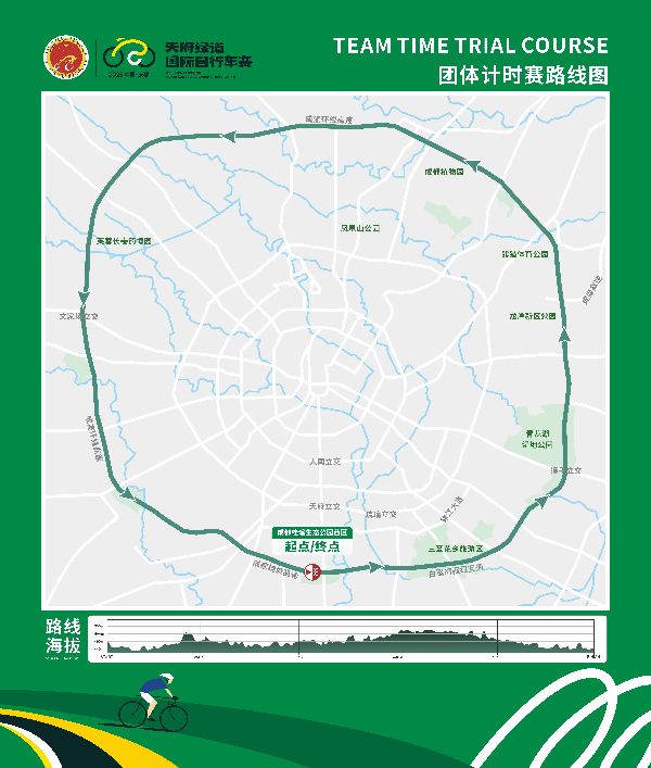 天府绿道国际自行车赛开赛在即 本周末这些地方将实施交通管制