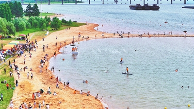 江西南昌：赣江潮涌 碧水润城