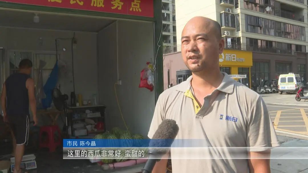 永修：便民瓜棚 盛夏里的“甜蜜驿站”