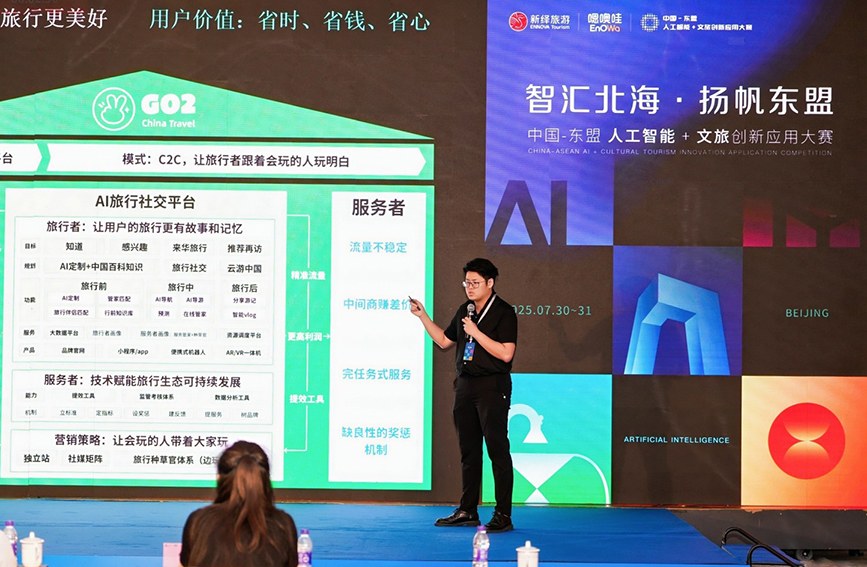中国—东盟人工智能+文旅创新应用大赛北京赛区举行