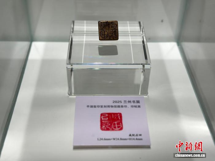 甘肃展出百余件秦代玺印 蛇钮鱼钮诸侯印罕见亮相