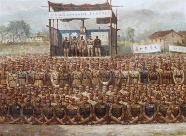 十余载精心绘就108幅经典作品《永恒的记忆》系列油画再现全民抗战壮歌