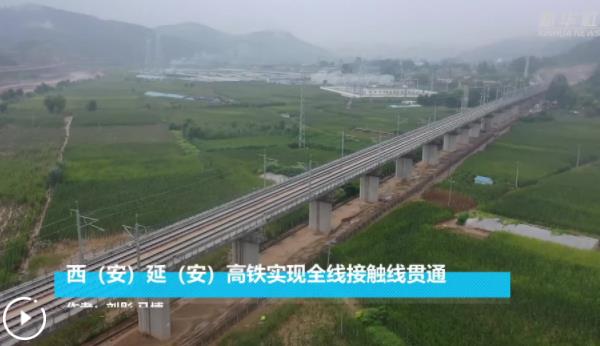 西（安）延（安）高铁实现全线接触线贯通
