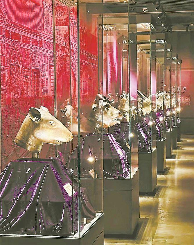 圆明园7件兽首福建漳州展出