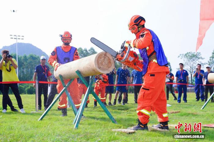 广西210名选手比拼森林防灭火技能 提升应急处置能力