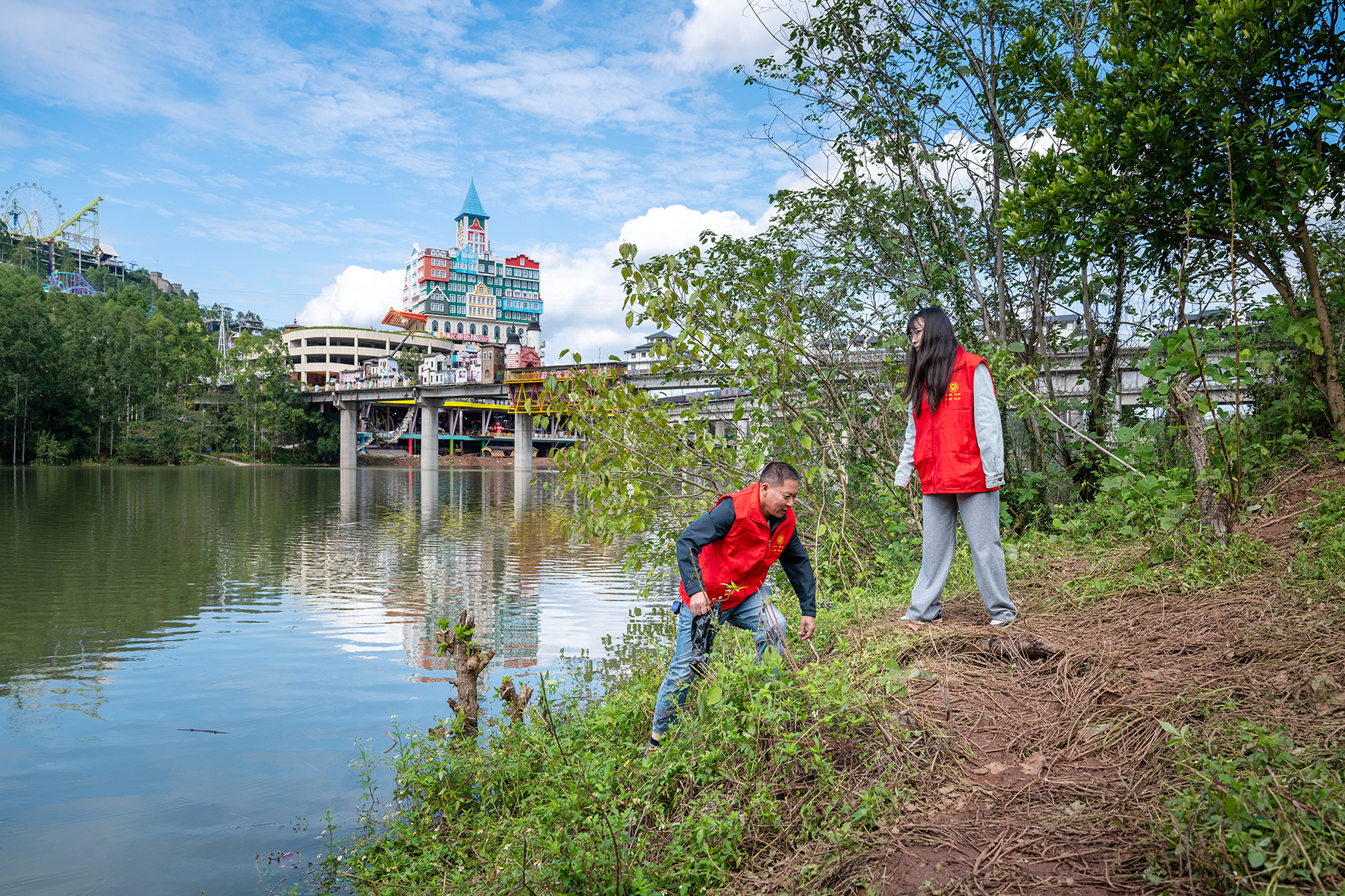 镜鉴|定格美丽重庆:黎香溪涪陵段生态治理成效显著 镜鉴|定格美丽重庆:黎香溪涪陵段生态治理成效显著