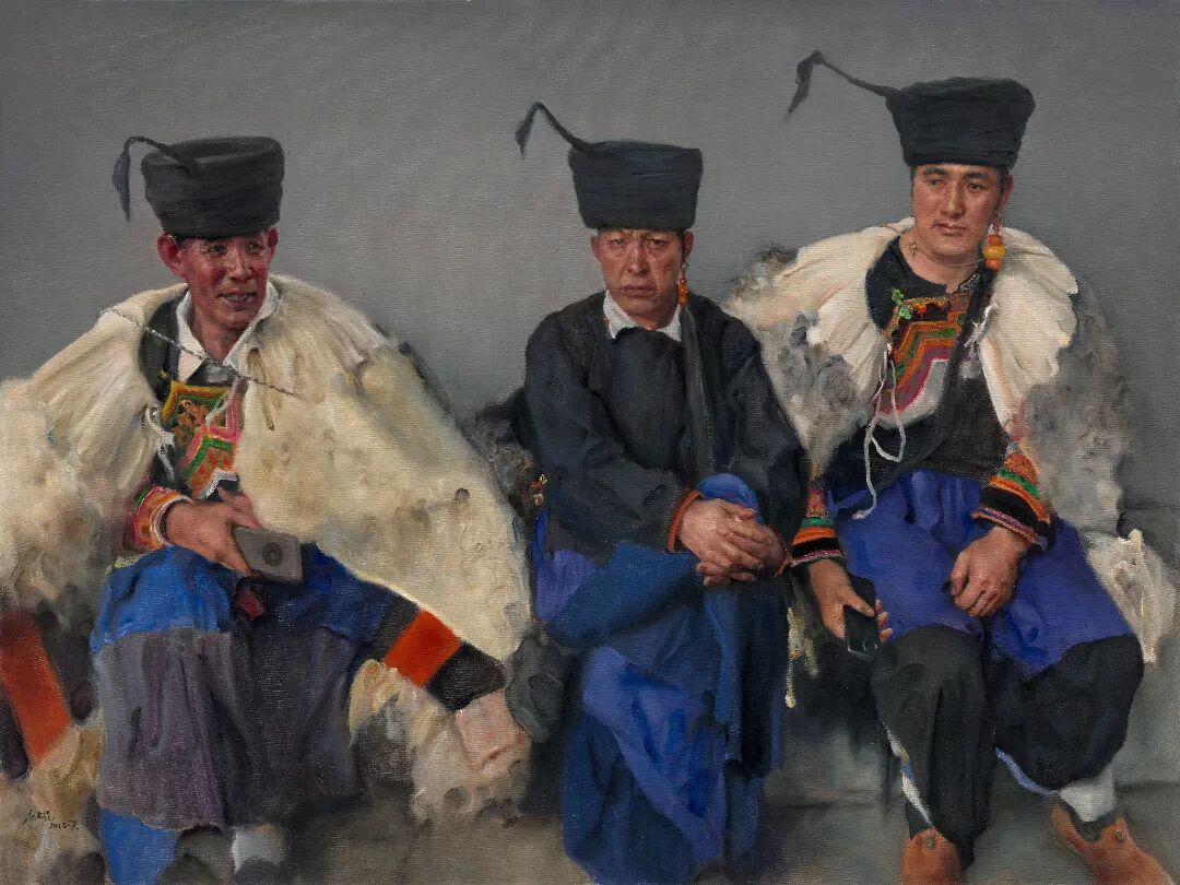 十四艺节 | 重庆61件作品入选全国三大展览 庞茂琨 《恬静的日子》120x160cm 布面油画 2022年.jpg