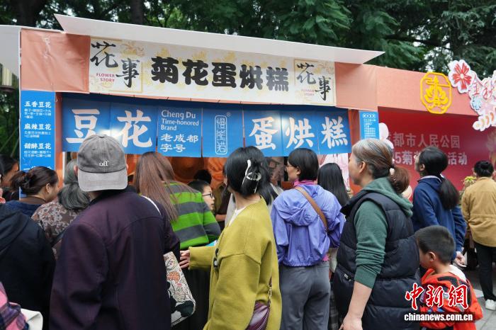 四川成都:700余种菊花亮相引游人