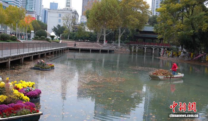 湖北武汉迎来大风降温天气