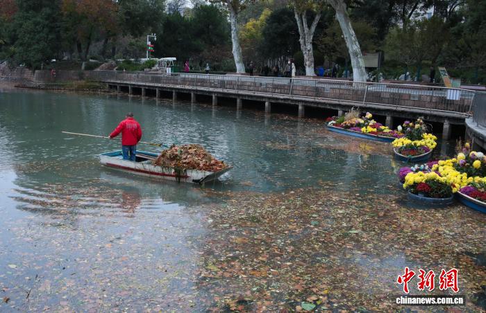 湖北武汉迎来大风降温天气