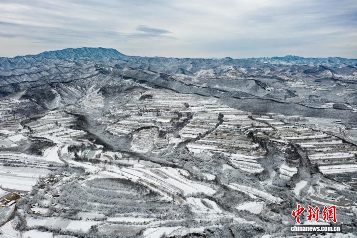 河南三门峡:雪落山峦绘丹青 河南三门峡:雪落山峦绘丹青
