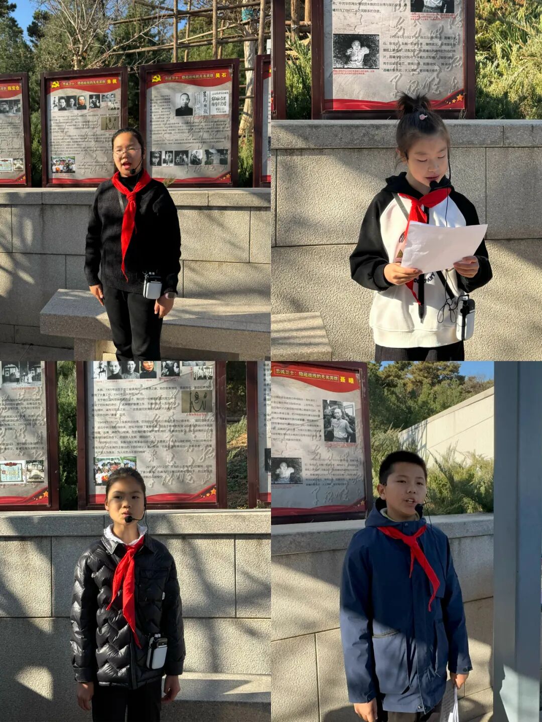 英雄诞辰日，沉默荣耀焕新光——小小宣讲员无名英雄广场寄哀思