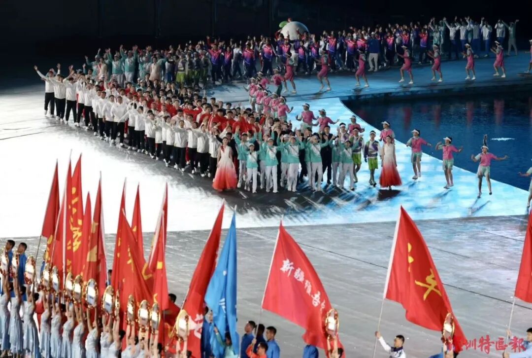 宝安元素，闪耀第十五届全运会闭幕式！