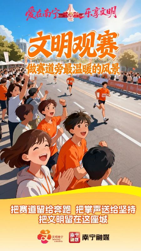 2025南宁马拉松赛|文明与热情共舞 奔跑与温情同行