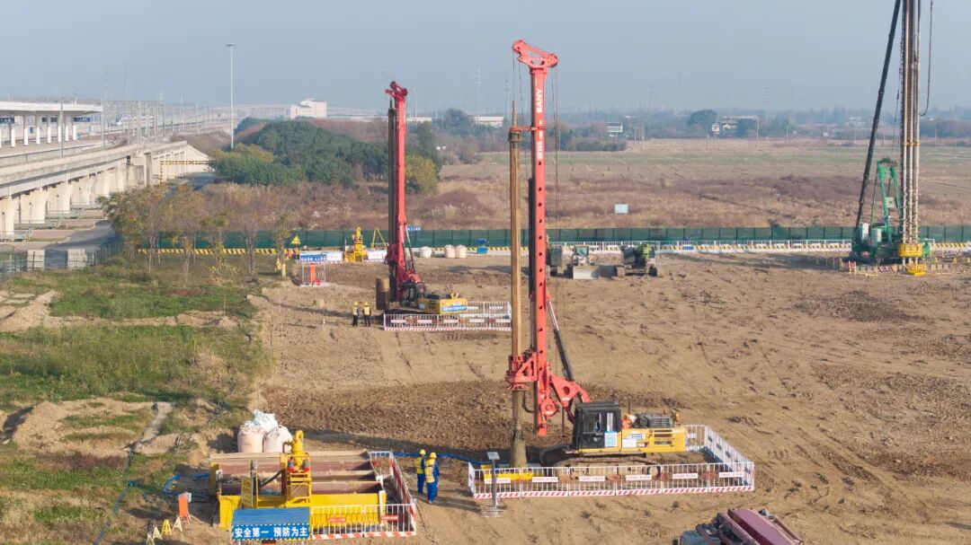 张家港东站房正式开工建设!