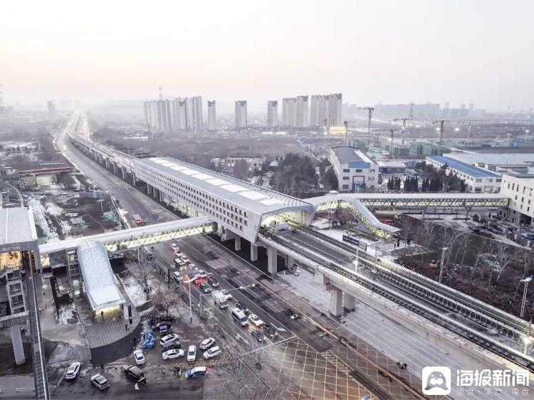 距离通车又进一步!济南地铁4号线、8号线部分地铁车站围挡开始拆除