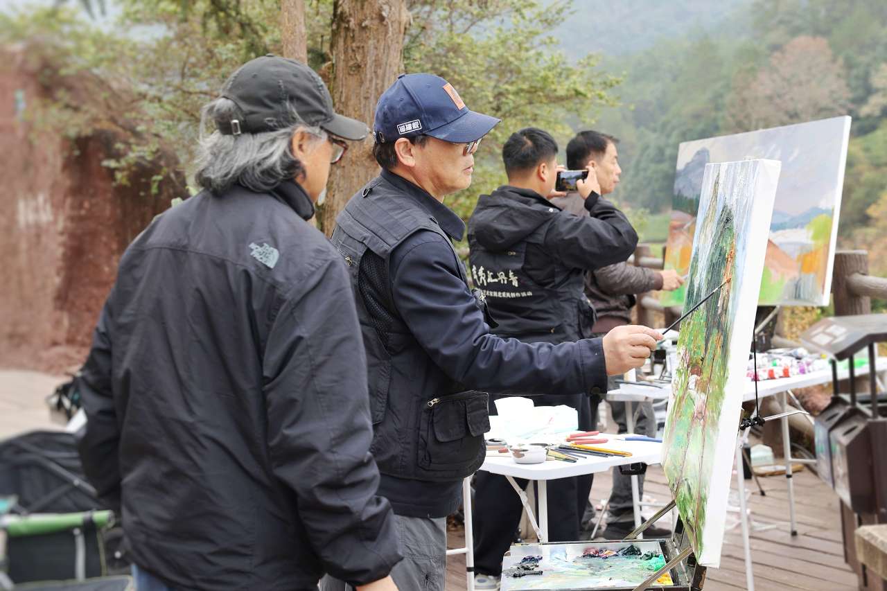 绿水青山入画来，21位闽籍著名艺术家赴福建南平采风