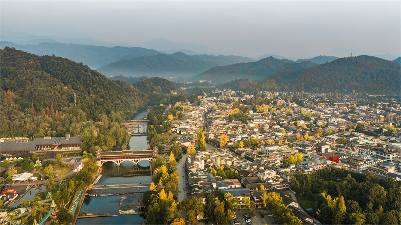 街子古镇。崇州市委宣传部供图