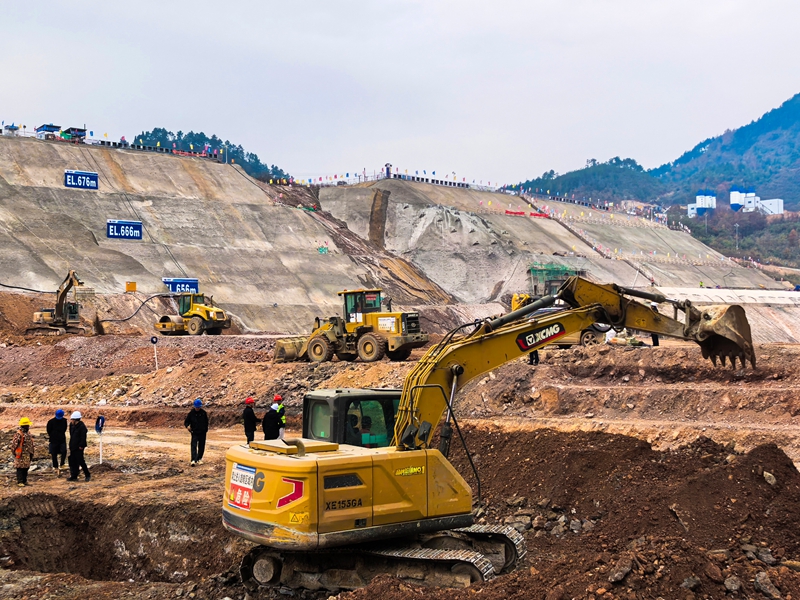 宣威水库加快建设中。潘家伟 摄