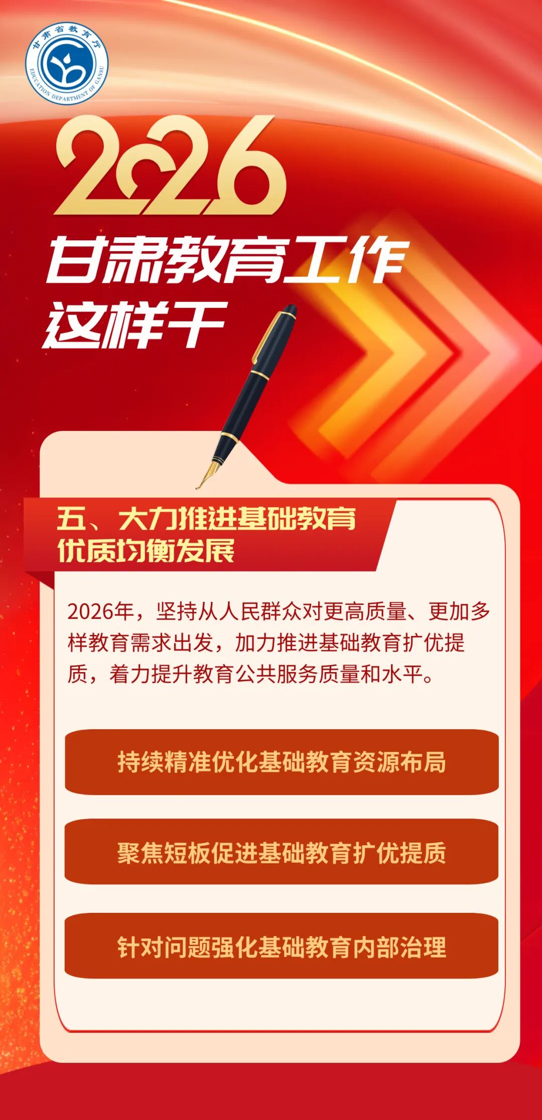 2026年甘肃教育工作这样干，组图带你看