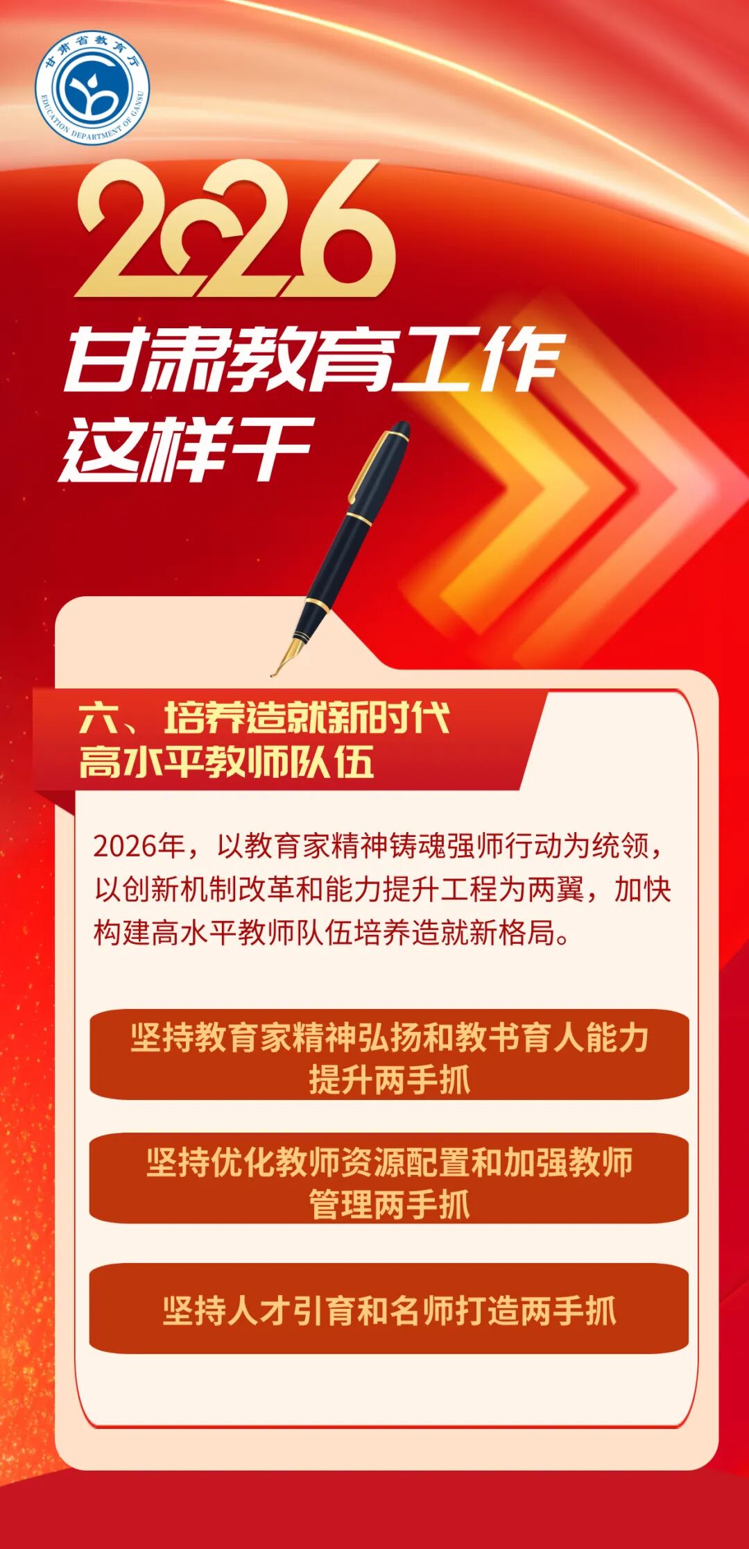 2026年甘肃教育工作这样干，组图带你看