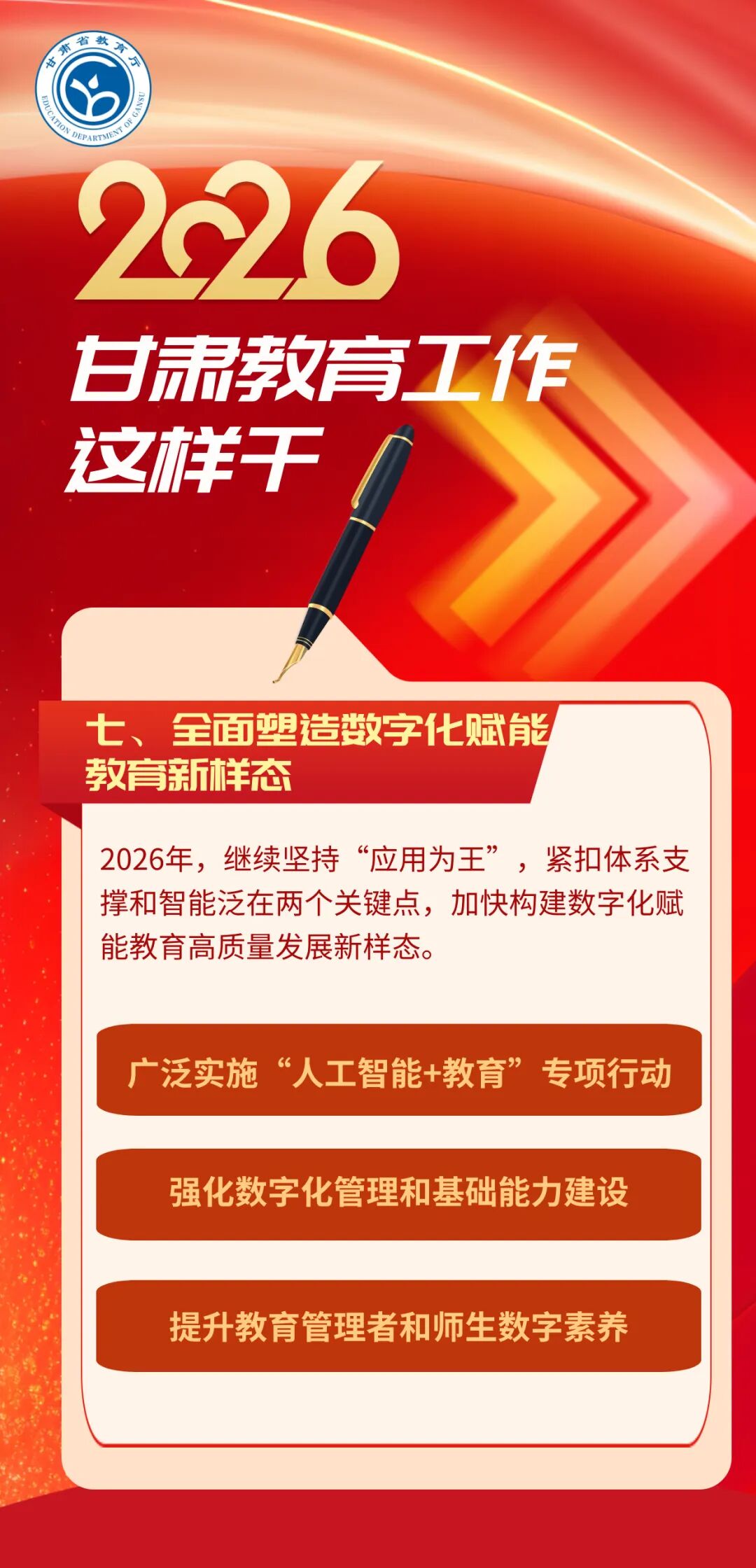 2026年甘肃教育工作这样干，组图带你看