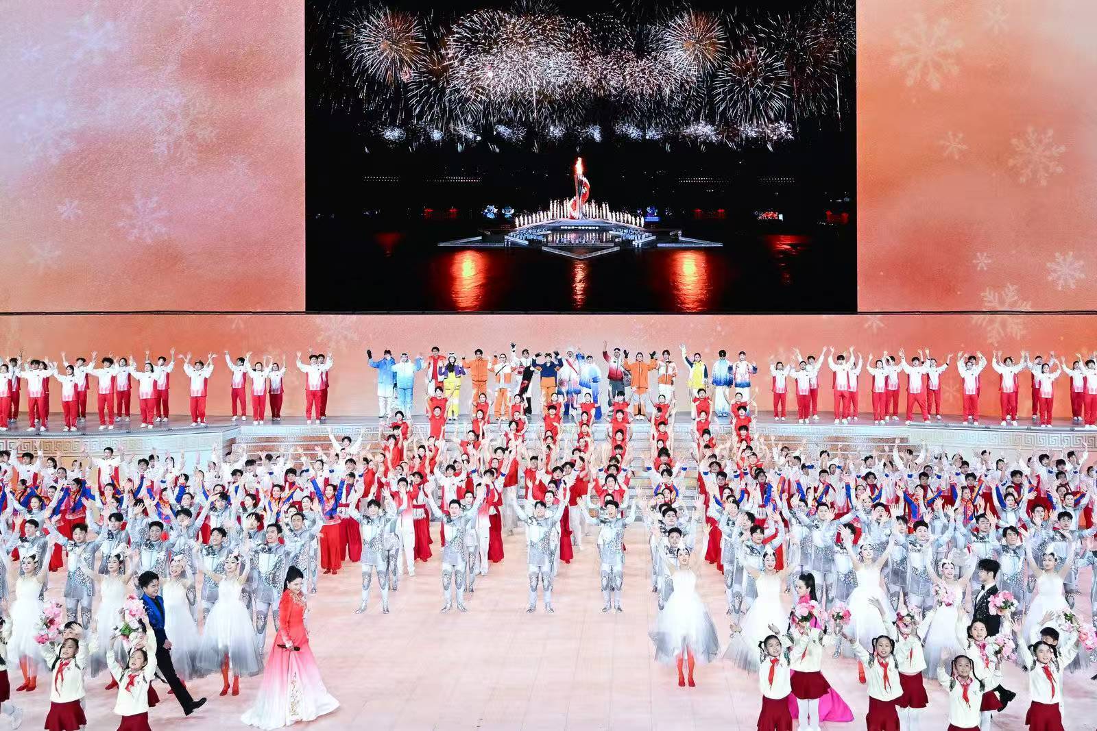 陕西省第一届冬季运动会在榆林开幕