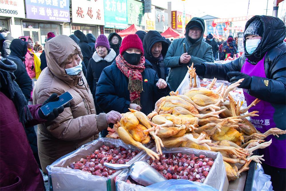 红火！热闹！ 吉林市昌邑区桦皮厂镇年货大集开市啦！