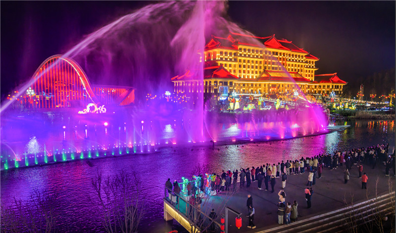 霍山县首届新春灯会。霍山县文旅体局供图