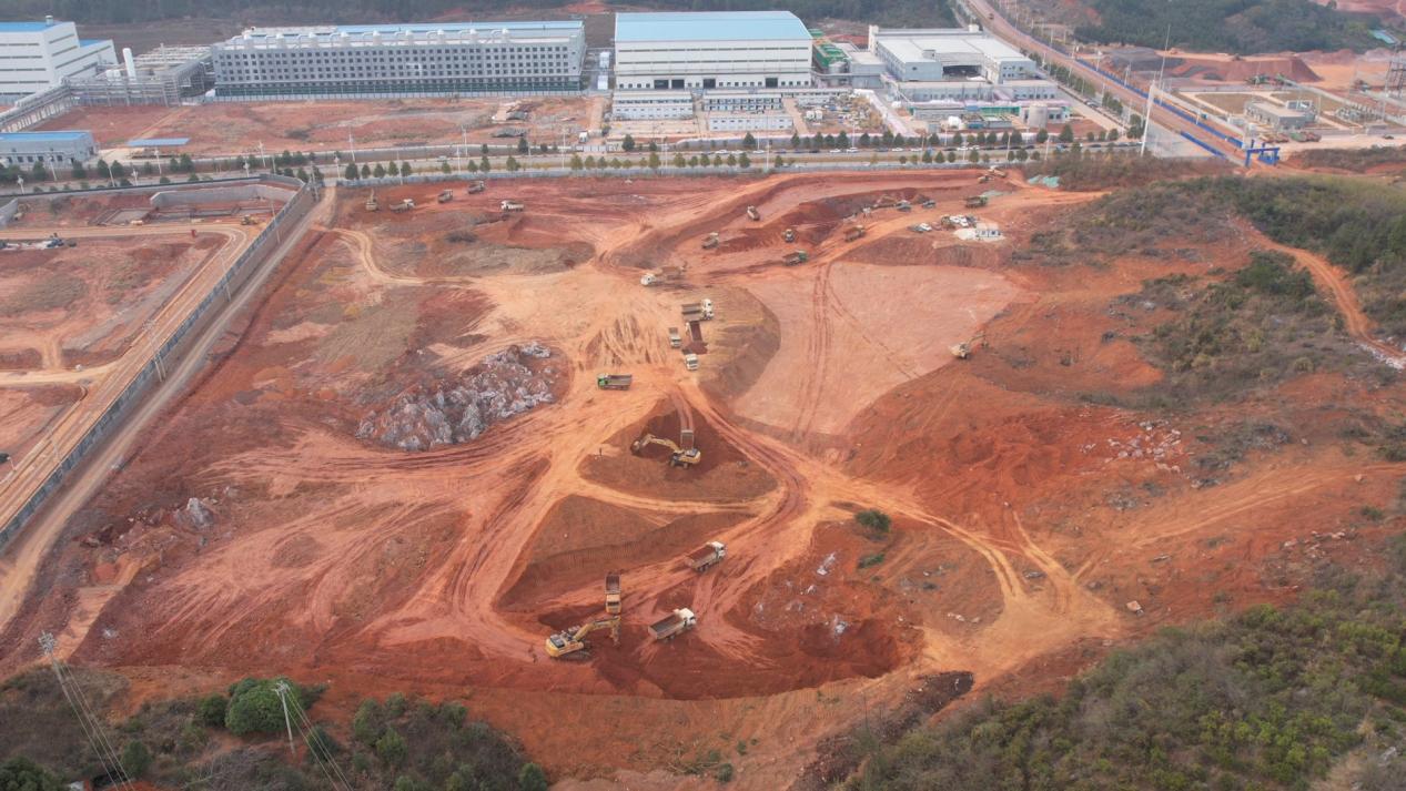 复工施工现场。受访单位供图