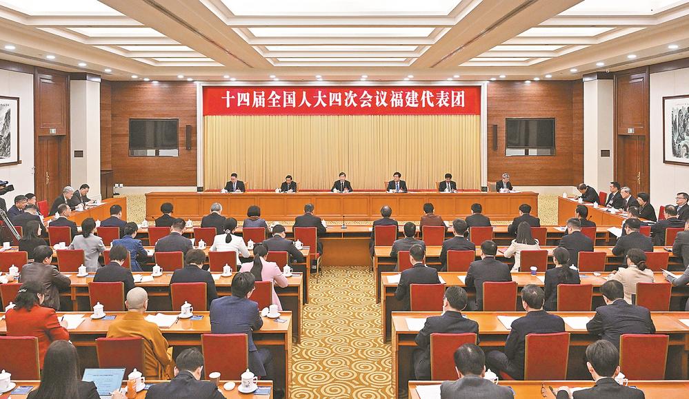 十四届全国人大四次会议福建代表团成立