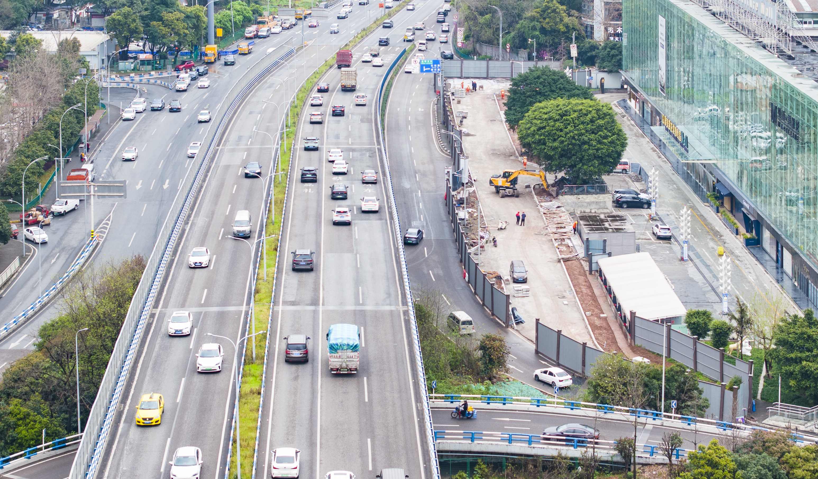 重庆两江新区:进度45% 三纵线柏树堡立交至北环立交改造项目加速施工 重庆两江新区:进度45% 三纵线柏树堡立交至北环立交改造项目加速施工