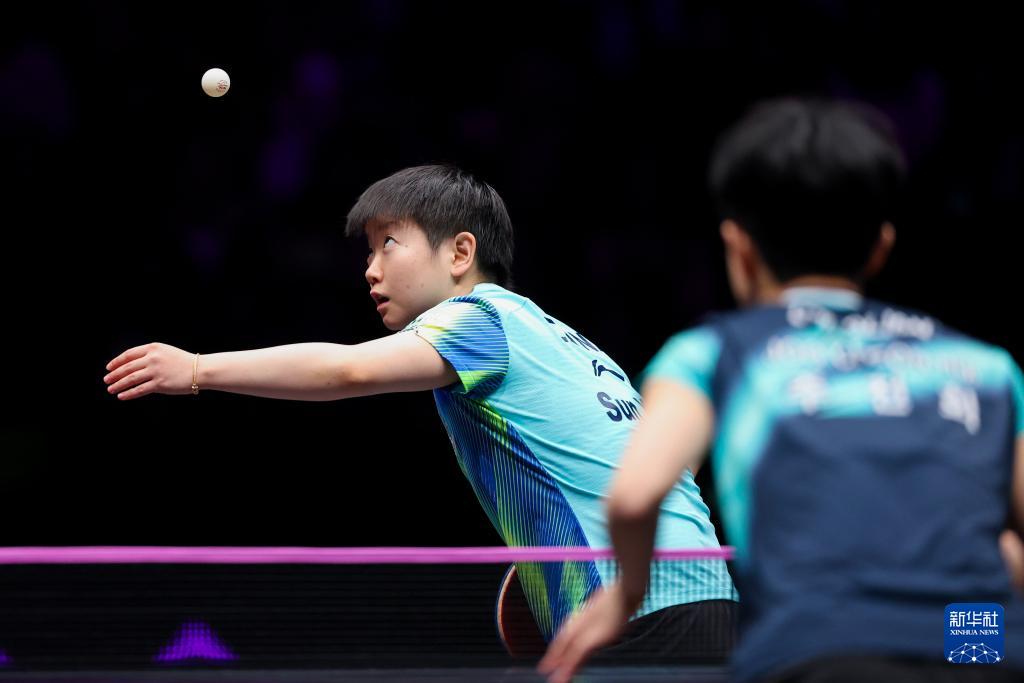 乒乓球——WTT重庆冠军赛:孙颖莎晋级女单16强 乒乓球——WTT重庆冠军赛:孙颖莎晋级女单16强