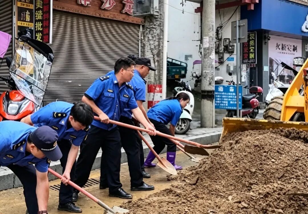黔南:万众一心战汛情 昼夜奋战保民生 图片