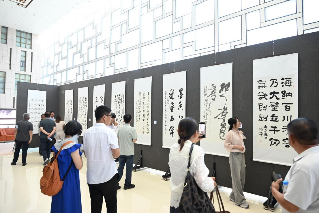 “丝路·文明·传承”中国书法精品巡回展榆林展盛大启幕