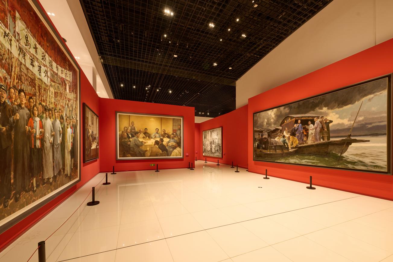“光辉历程 时代丹青——庆祝中国共产党成立105周年美术作品展”在京开展