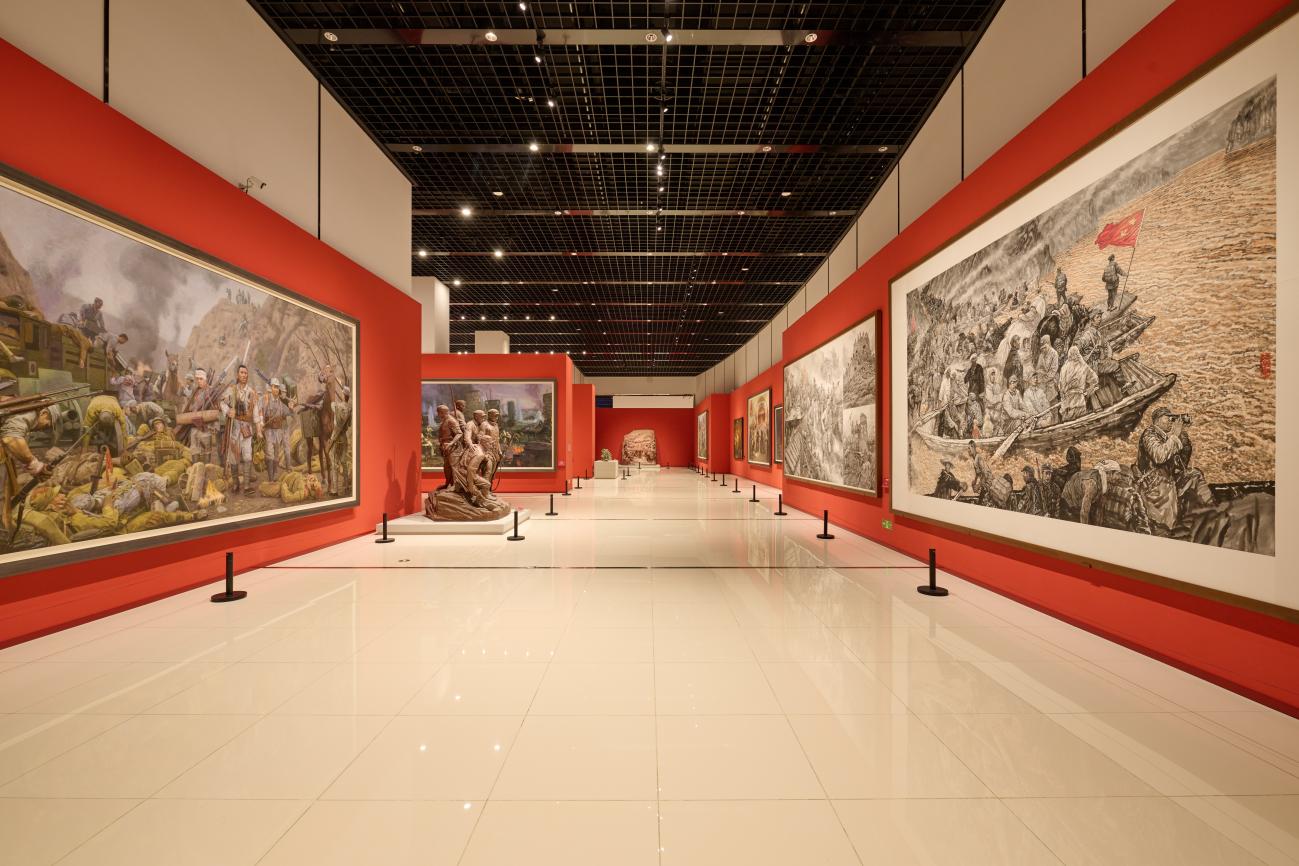 “光辉历程 时代丹青——庆祝中国共产党成立105周年美术作品展”在京开展